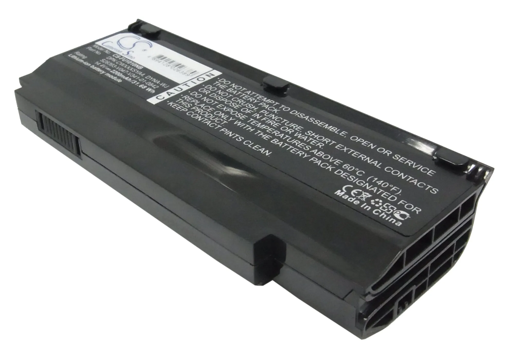 

CS 2200mAh/31.68Wh battery for Fujitsu CWOAO,Lifebook M1010,M1010 DPK-CWXXXSYA4,DYNA-WJ,S26393-V047-V341-01-0842