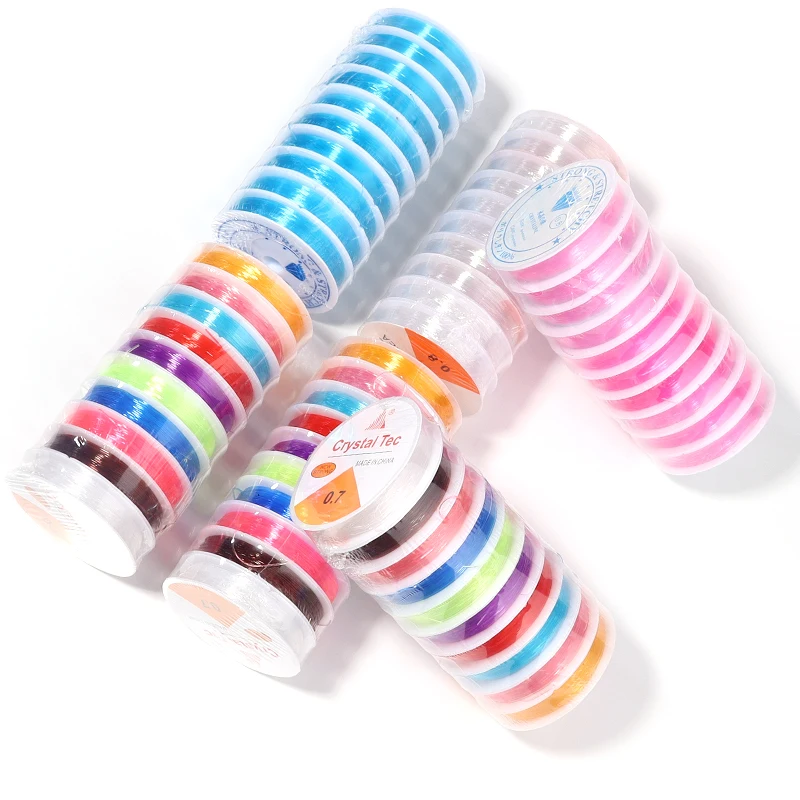 5/10 рулонов эластичная веревка круглая Хрустальная линия резиновый шнур