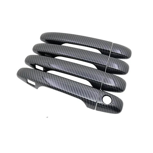 Фото Для Toyota Mark X 2010 2011 2012 2013 2014 2015 2016 углеродное волокно Автомобильная дверная ручка накладка наклейка накладка Стайлинг Аксессуары №4