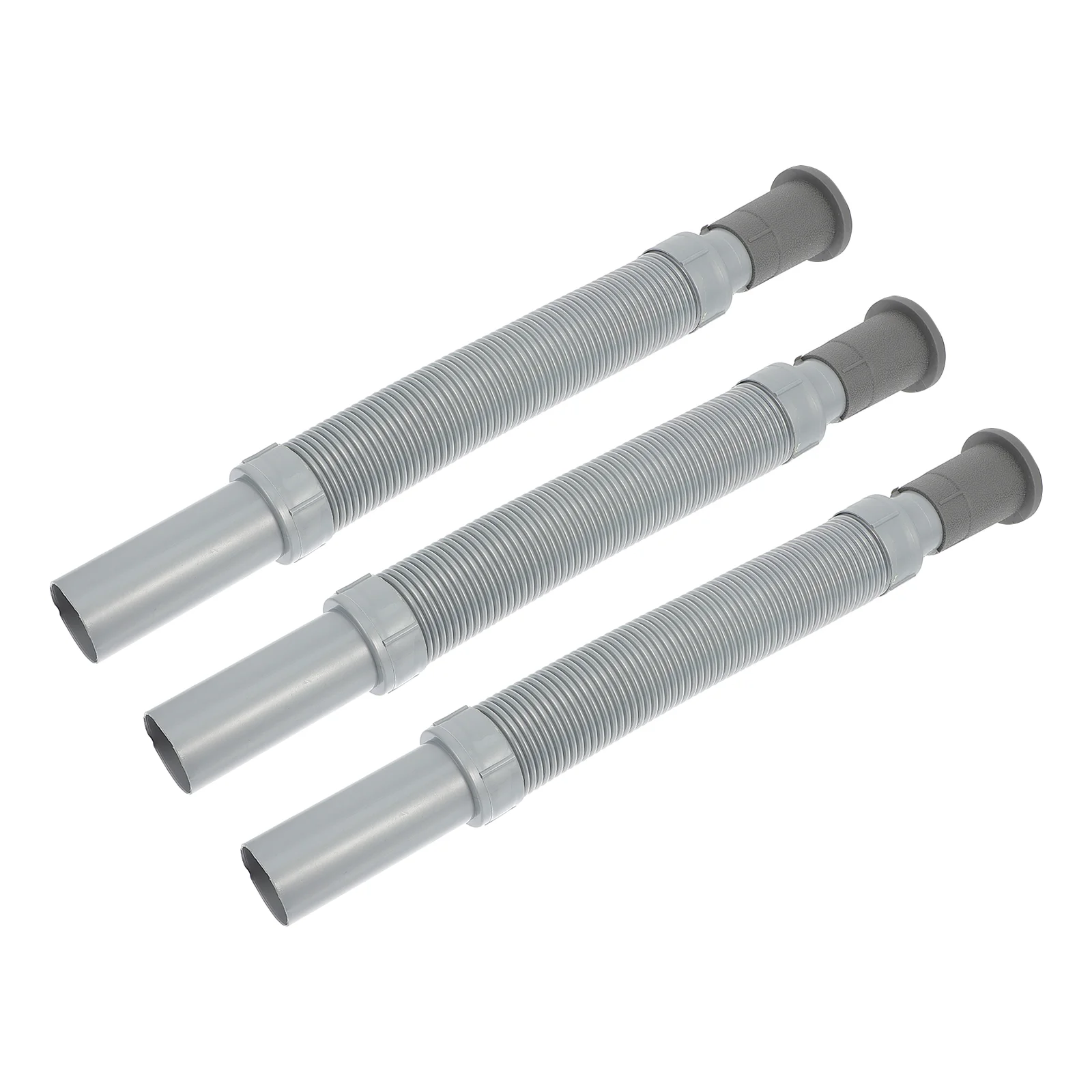 

3pcs Flexible Sewer Pipe Draining Pipe Basin Downcomer for Kitchen Bathroom