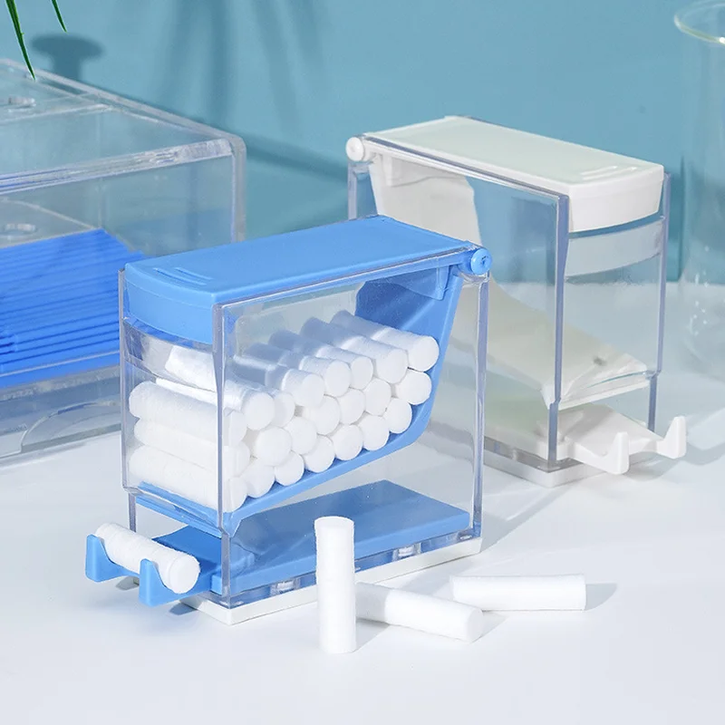1 шт. коробка для хранения зубов диспенсер ватных рулонов держатель пресса