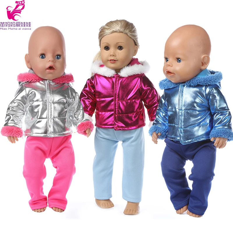 43 Cm Baby Doll Clothes Winter Ski Jacket Pants Set 18 Inch 