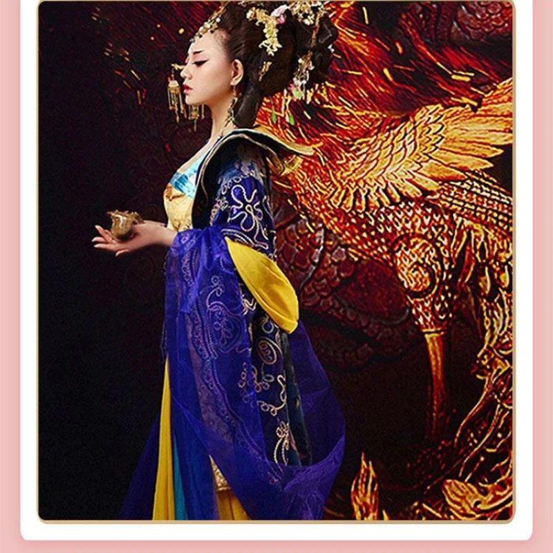 Женский костюм ханьфу династии Тан 2022 старинной наложницы косплей одежда для