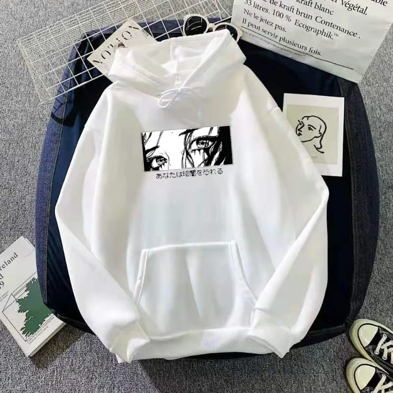 

Women's Hooded Sweatshirt Autumn Hoodies Anime Kawaii Fashion Casual Street Hip Hop Oversized hoodie Long Sleeve Printing Tops