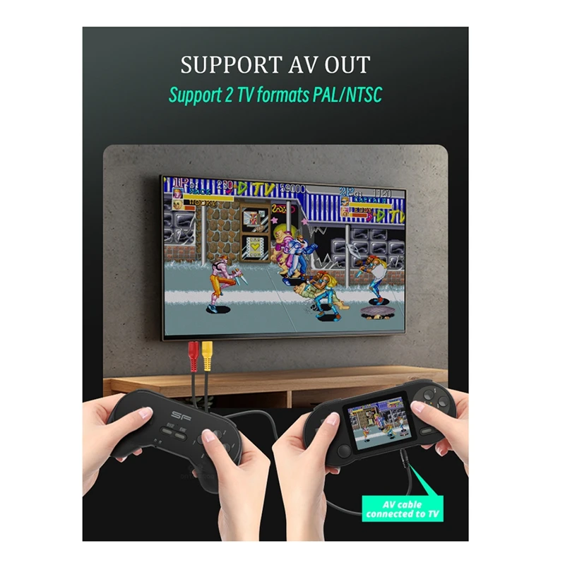 SF2000 портативная игровая консоль со встроенными 6000 играми Классическая Мини