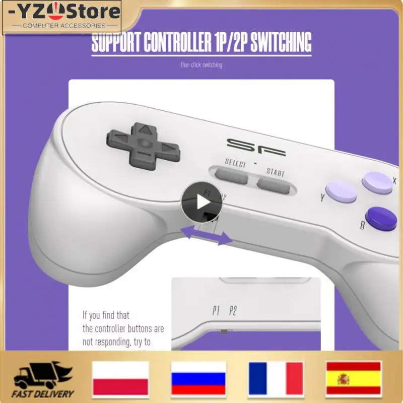 Ретро геймпад для игр Super Snes, электронная машинка, портативные встроенные 900 Sfc игры, беспроводная ТВ игровая консоль, игровая консоль Abs