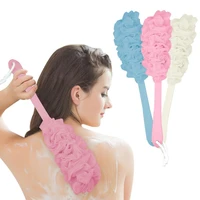 back scrubber exquisite foam ergonomic design shower accessories long handle bath sponge shower brush for home
