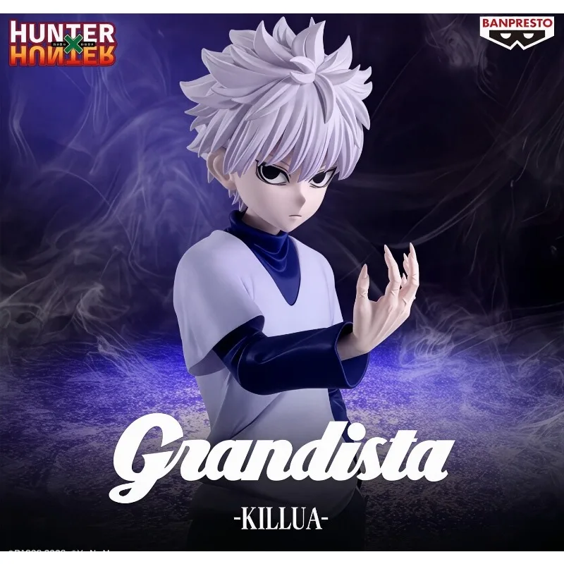 Фото В наличии: Коллекционная фигурка Bandai Banpresto HunterXHunter Grandista Killua Kurapika, модель-игрушка, аниме-персонаж, украшение №2