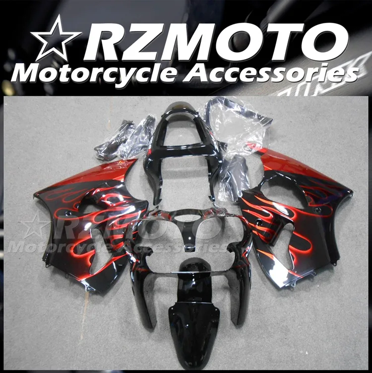

Новый комплект обтекателей для мотоцикла ABS, подходит для kawasaki Ninja ZX6R 636 2000 2001 00 01 02 6R, набор обтекателей Красного пламени