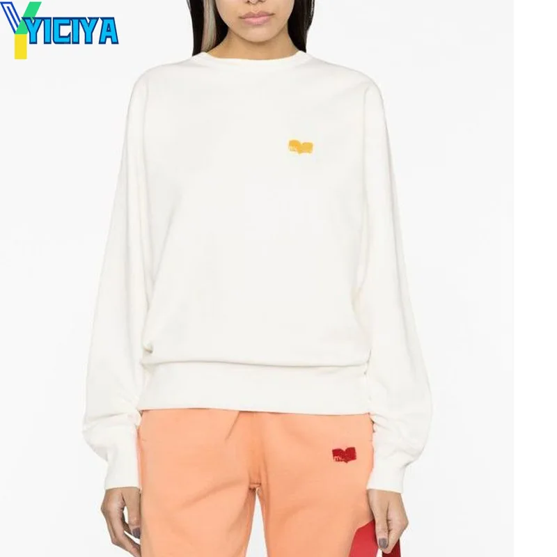 

Толстовка бренда YICIYA, белая толстовка с капюшоном, женский свитер с махровым кольцом, новая одежда, блузка, уличная одежда, женские толстовки