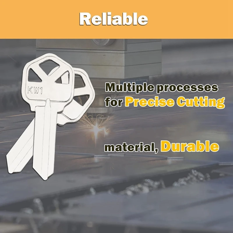 Латунные пустые заготовки для ключей GTBL KW1 100 упаковок необработанных пустых