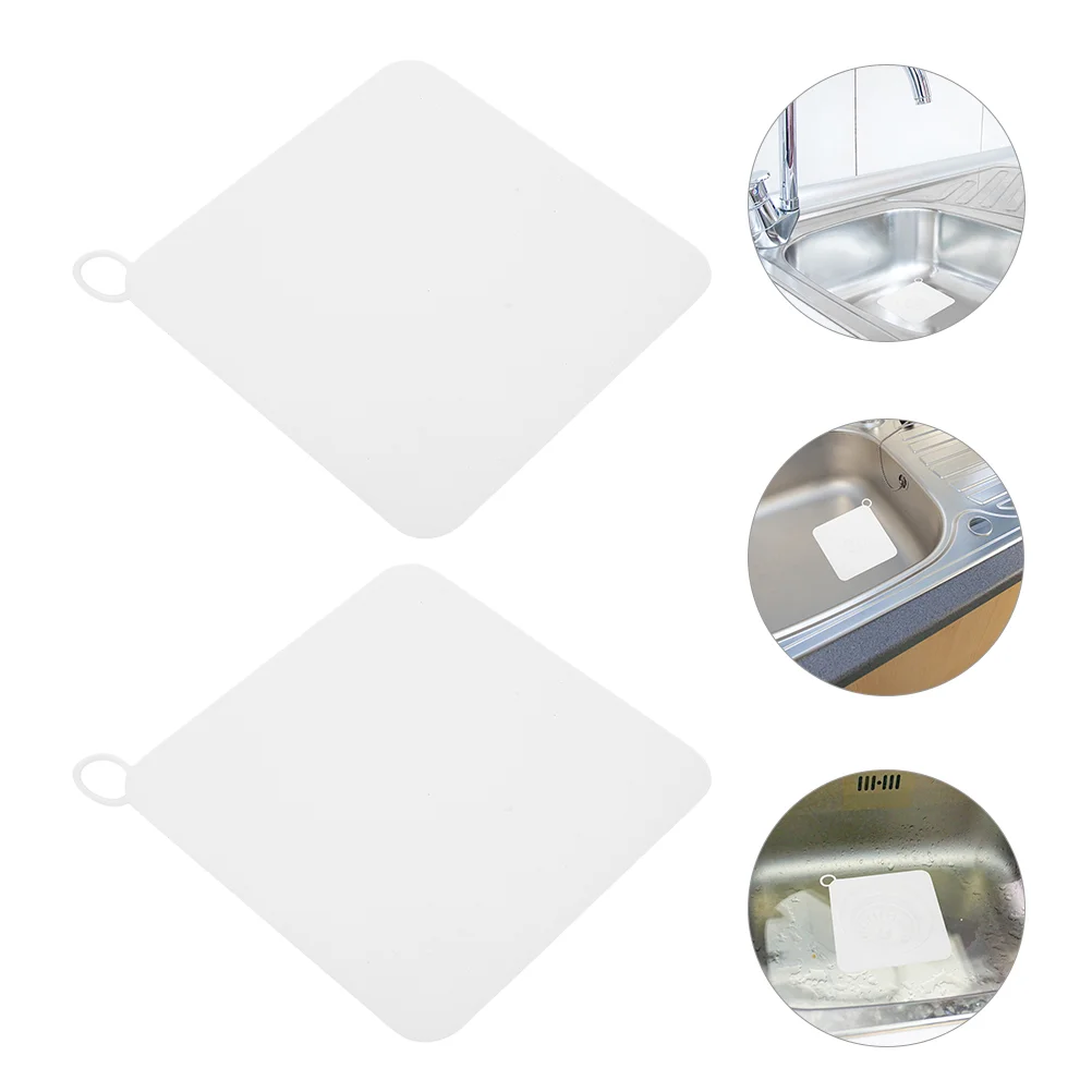 

2 Pcs Plug Protector Outdoor Universal Bathtub Stopper Silicone Hair Toilet Insect Mat