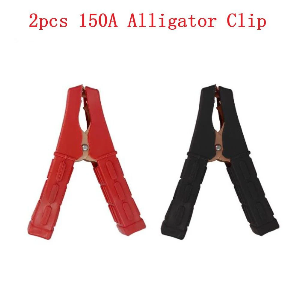 

2 Pcs 100A Alligator Welding Clip Holder Car Battery Clip Insulation Clip Battery Connector Welding Machine Solder Accessories