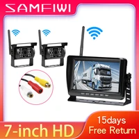 7inch wifi car monitor display wireless dash camera parking reversing camera screen for car monitor for auto truck rv