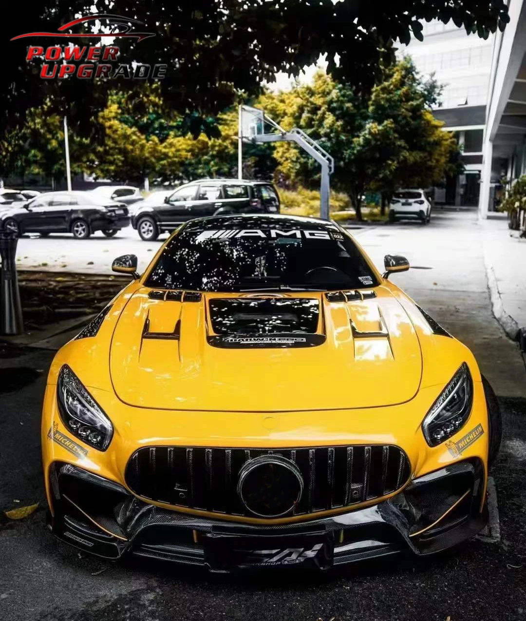Боди из углеродного волокна для Mercedes Benz 2014-2019 Amg GT C190 GTC GTS