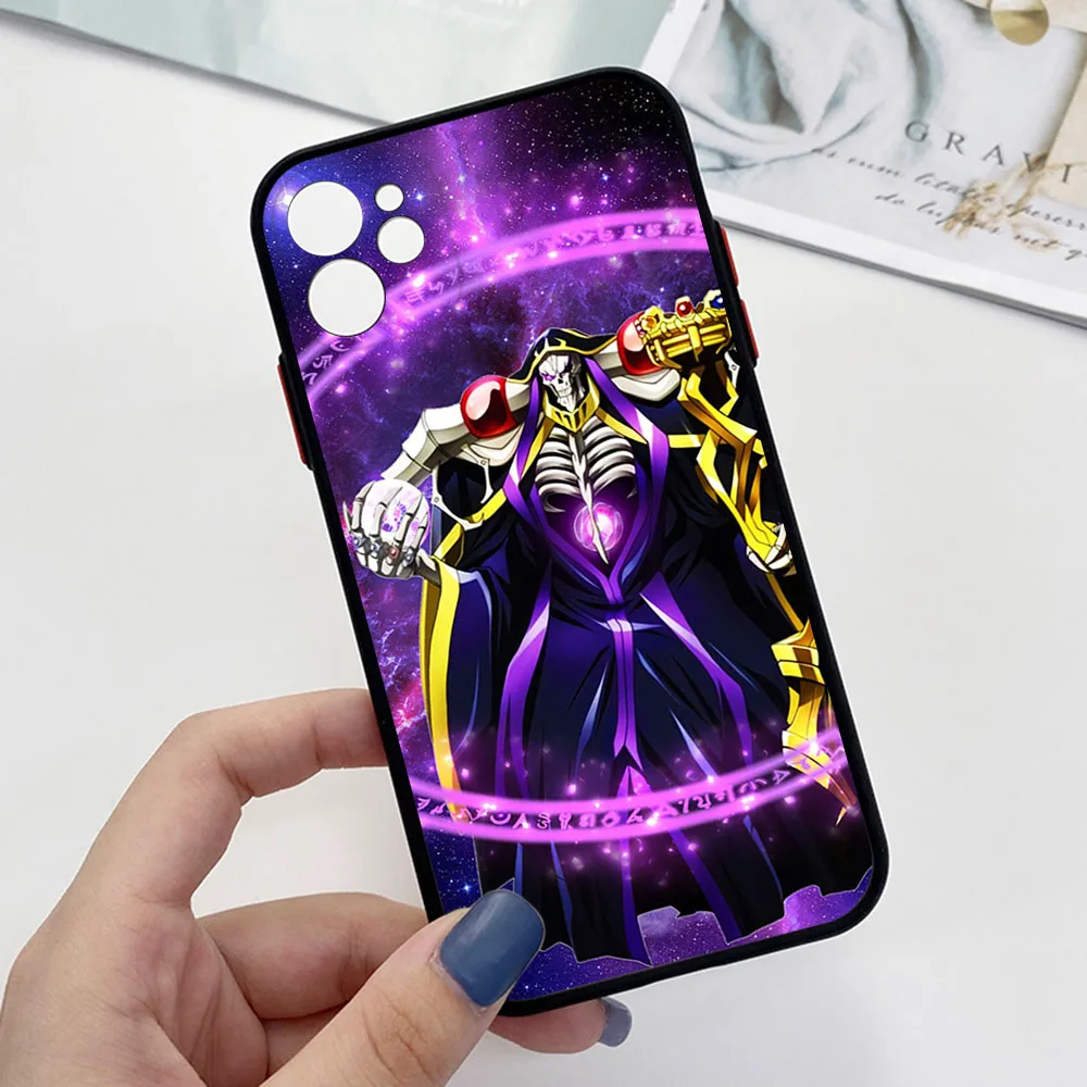 Новый трендовый чехол для телефона Overlord Anime iPhone 16 15 14 11 12 13 Pro Max Mini X XR XS 7 8 Plus SE 16Pro