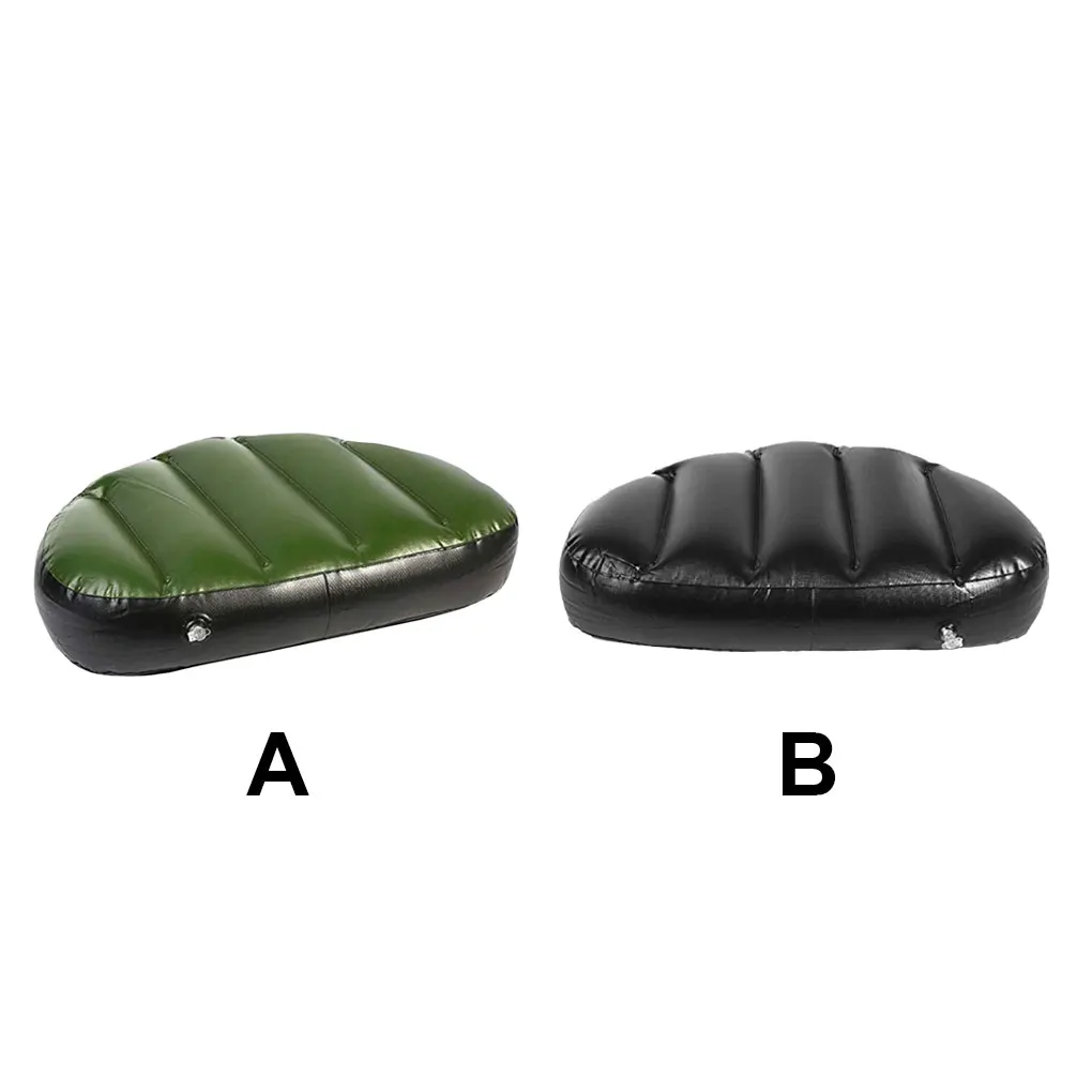 

Kayak Inflatable Seat Outdoor Fishing Boat Air Cushion Portable Pad Kayaking Canoeing Drifting Sailing Pillow Black