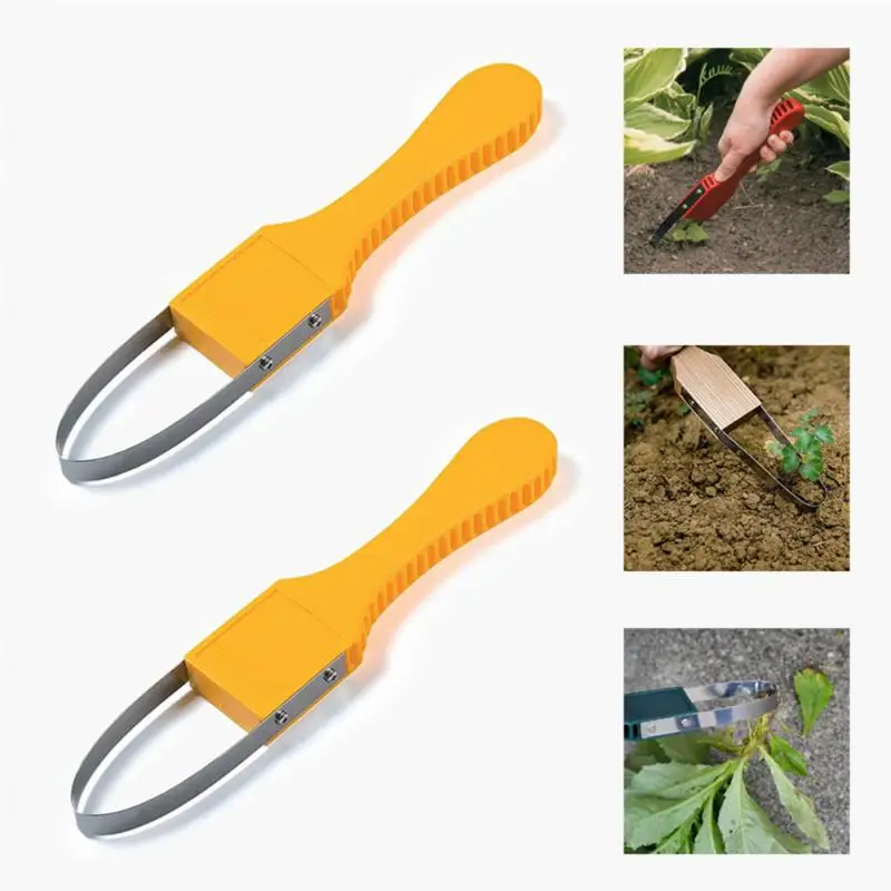 

Plastic Vegetables Manual Garden Iron Tool Handle Grasstool Weeding Ring Weed Garden Removal Planting Cutter Weeder Taproot