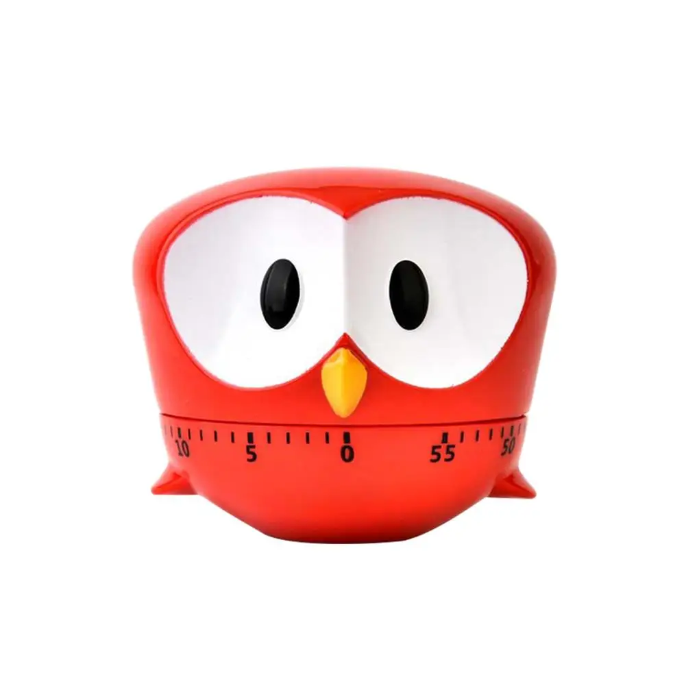 

Mechanical Timer Home Multipurpose Cooking Alarm Accessory Timing Tool Owl-shaped Kitchen Gadget Time Reminder