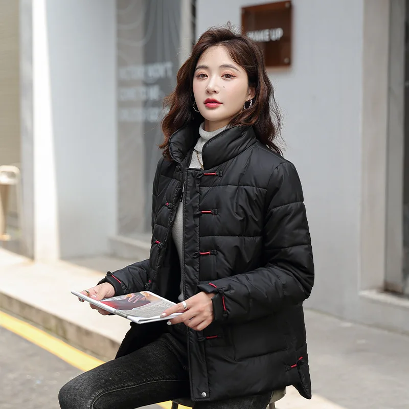 

2022 winter warm cotton coat jacket women xifu020