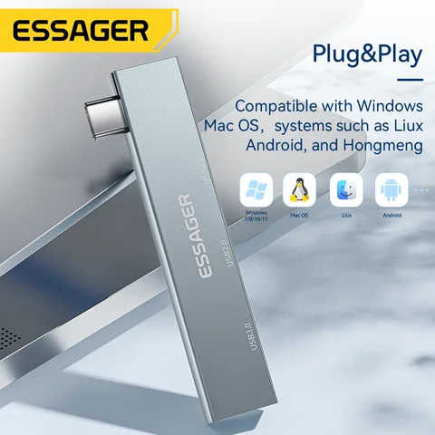 ESSAGER 3 в 1 USB-концентратор