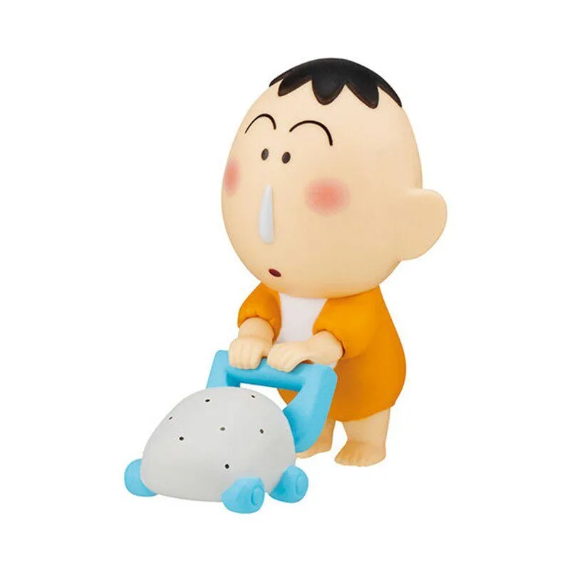Фото Фигурки Bandai Gashapon: Аниме «Крейон Шин-чан» — Казама Тоору, Сакурада Нене, Бочан в стиле «Малыш на прогулке». Коллекционные модели, подарки. №4