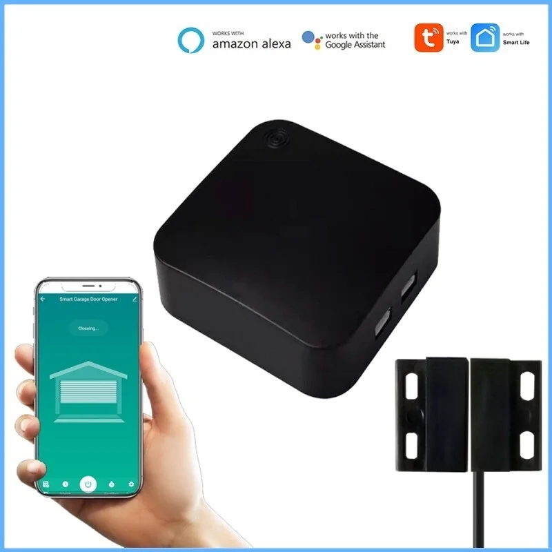 

Умная гаражная дверь Smart Life с Wi-Fi, дистанционным управлением через приложение Tuya, монитором открывания и закрытия с Alexa Echo Google Home, не требуетс...