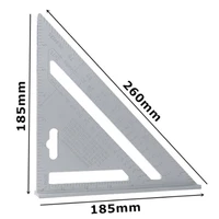 tools triangle ruler high accuracy aluminum alloy protractor measuring