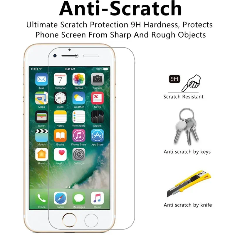 Защитная пленка из закаленного стекла для iPhone 7 8 чехол телефона 78 iphone защитная