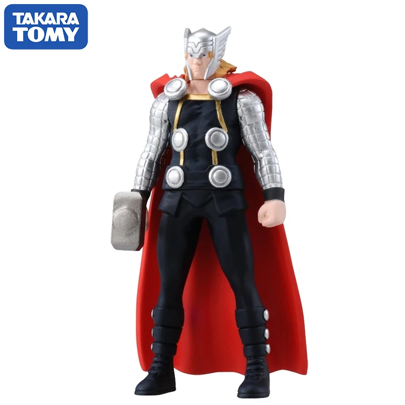 

Takara Tomy Tomica серия Мстителей Тор одинсон искусственная мини-модель Коллекция настольное украшение 8 см детская Подарочная игрушка