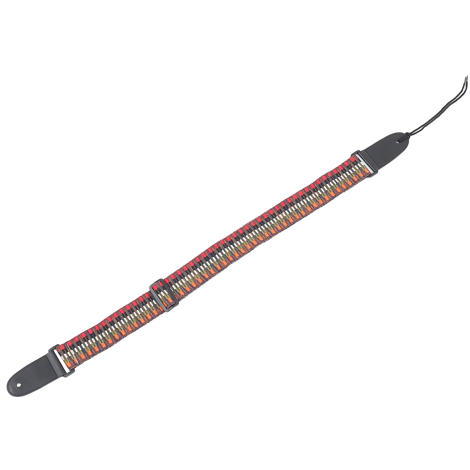 

Adjustable Guitar Belt Sturdy Cotton Leather Guitar Strap Instrument Supply