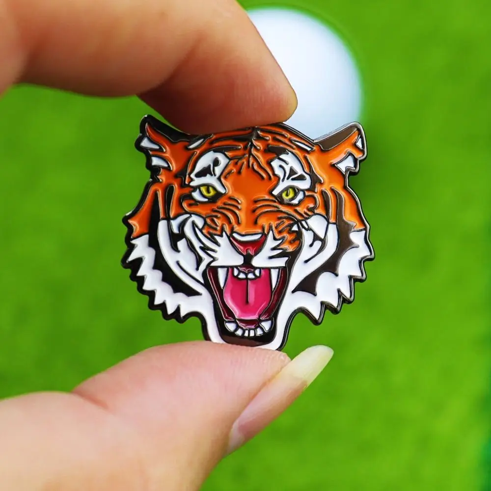 Маркер для мяча гольфа Tiger зажим шляпы съемный портативный магнитный легкий