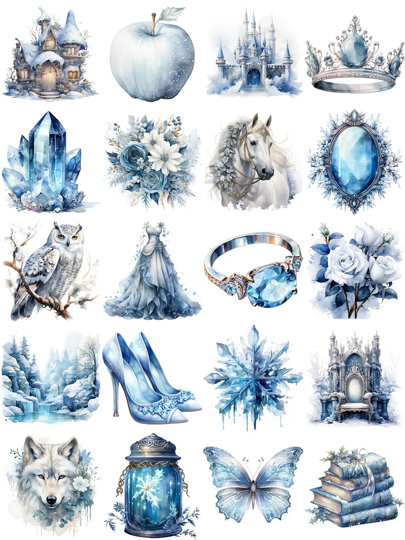 Наклейки для скрапбукинга и рукоделия Зимняя Королева