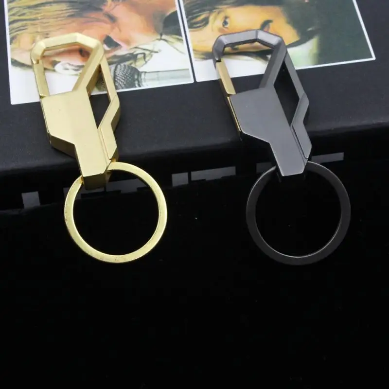 

Creative Metal Key Chains Key Holder Car Key Ring Chain Zinc Alloy Automobile Car Styling Car Accessories Gift 3 Colors Optional