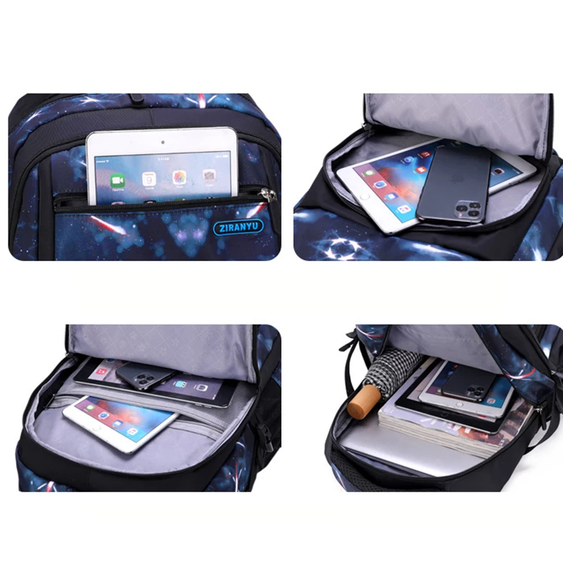 Teenagers Backpacks Boys Fashion Star School Bags for Children Travel Bag Kids Knapsack Primary School Backpack Students Bag