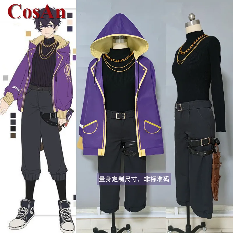 

CosAn аниме Vtuber Shoto Косплей Костюм модная красивая Униформа унисекс для активной вечевечерние