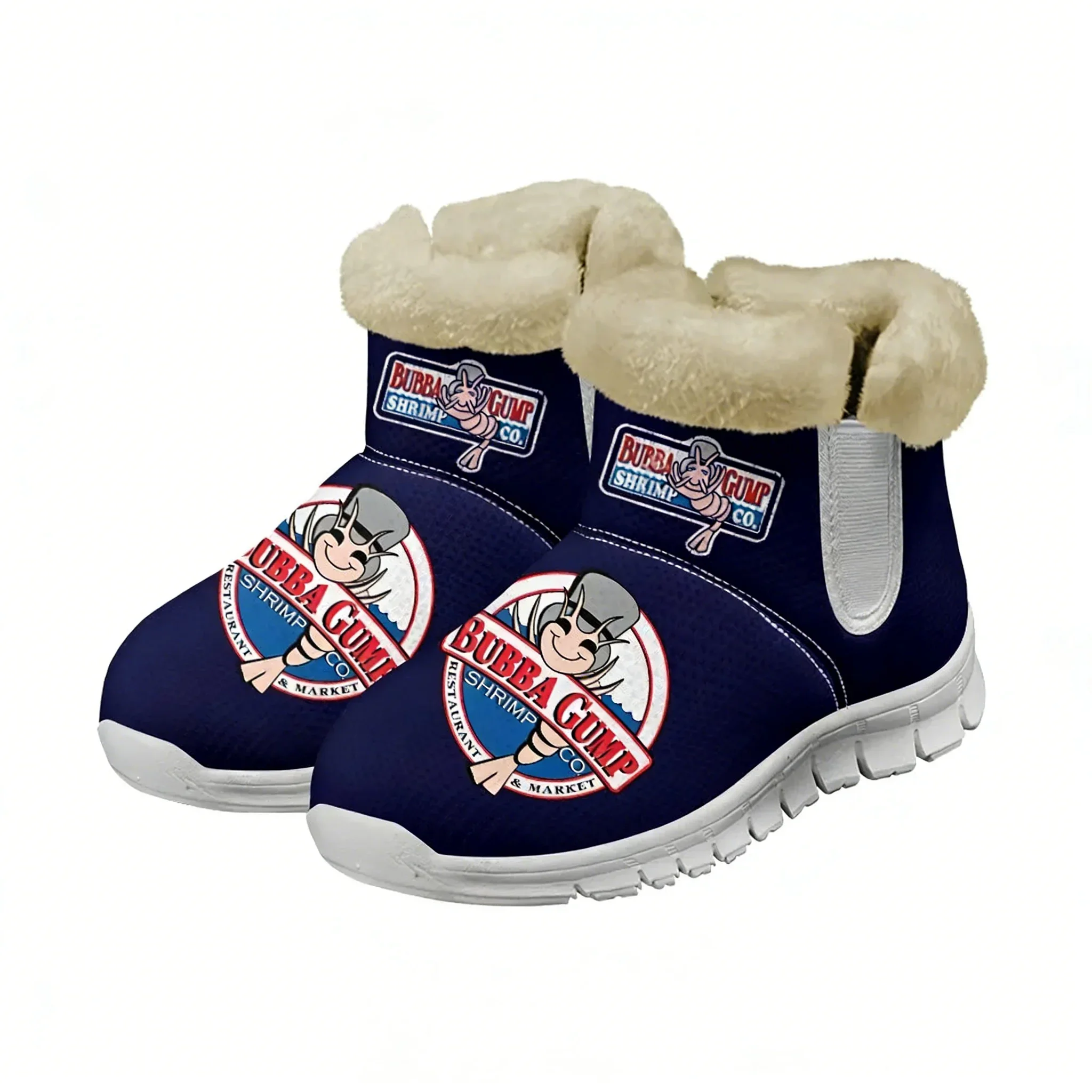 Фото Зимние ботинки Retro1994 Bubba Gump Shrimp для мужчин, женщин и подростков, сохраняющие тепло, повседневные, легкие, спортивные, для активного отдыха на улице. №3