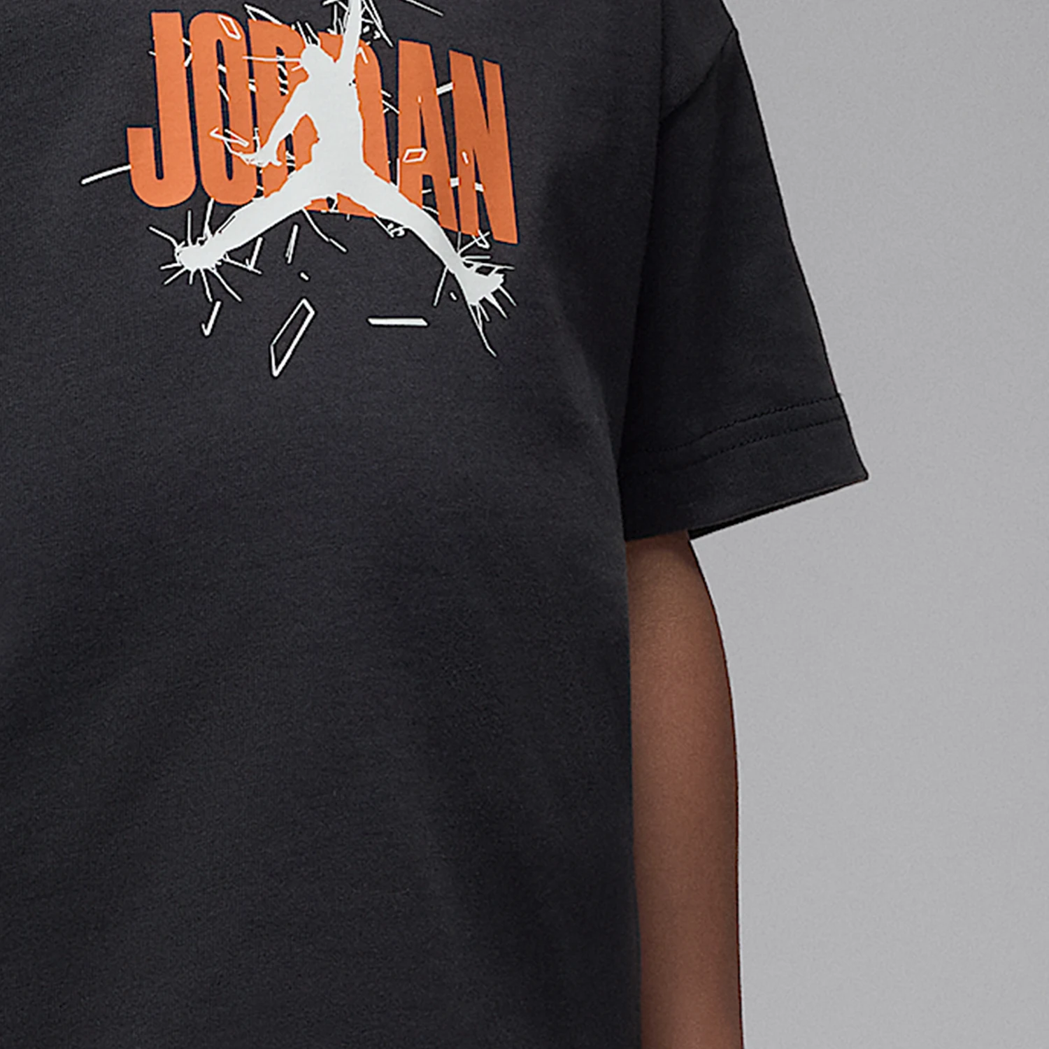 Оригинальная детская трикотажная рубашка Nike JORDAN с круглым вырезом и короткими рукавами, повседневная, IO3252-034 (art.: 3920dcbc13131) - 3920dcbc13131