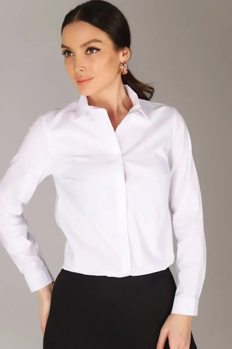 

Women's white lycra shirt 60090-21k