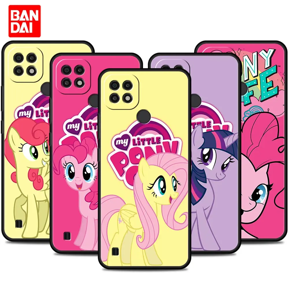 

My Little Pony Horse Anime Case for Realme 8i 8 Pro C21Y C25 C11 C20 7 7i 9i XT GT GT2 C15 C3 C21 2020 Silicone Soft Cover Black