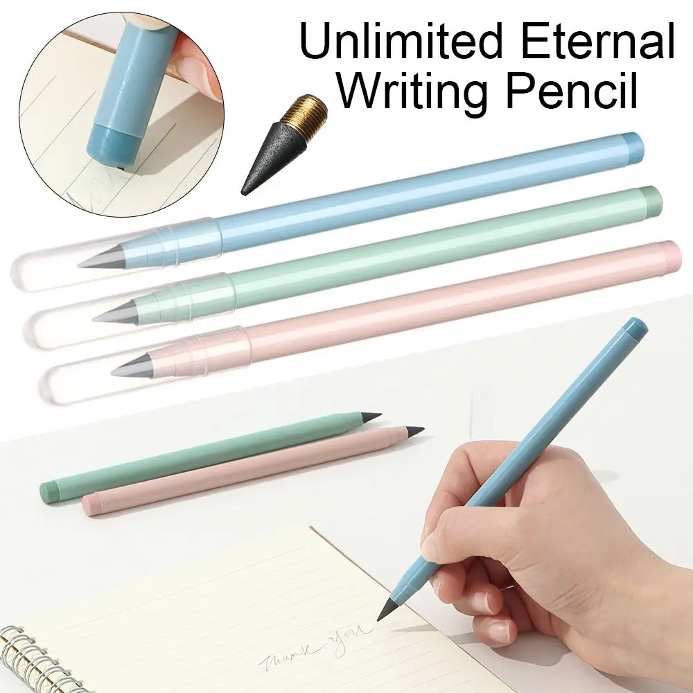 

1 Pc Eternal Pencil Durable Gifts Stationery Art Writing Pencil Sketch Painting Unlimited Use No Ink Writing Supplies