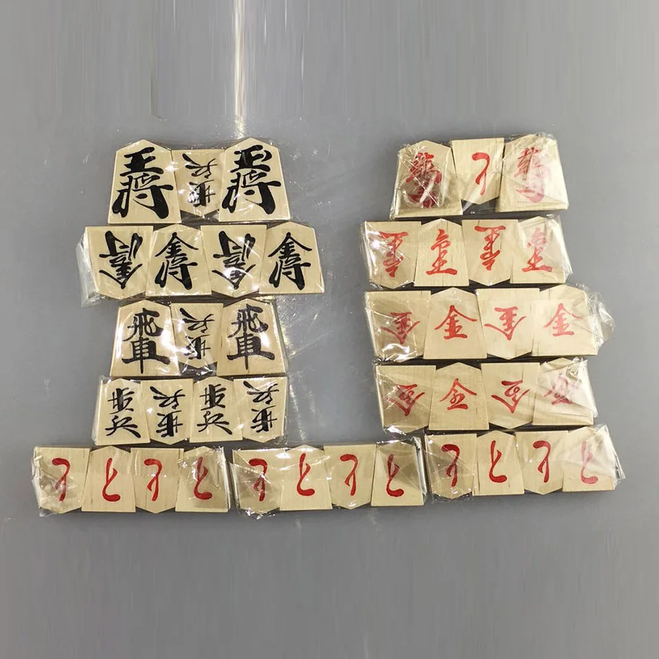 Роскошные деревянные японские шашки Shogi 40 шт./компл. складная шахматная доска из