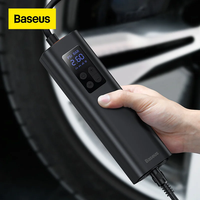 

Baseus Inflator Pump 12V Portable Car Air Compressor for Motorcycles Bicycle Boat Tyre Inflator Digital Auto Inflatable Pump