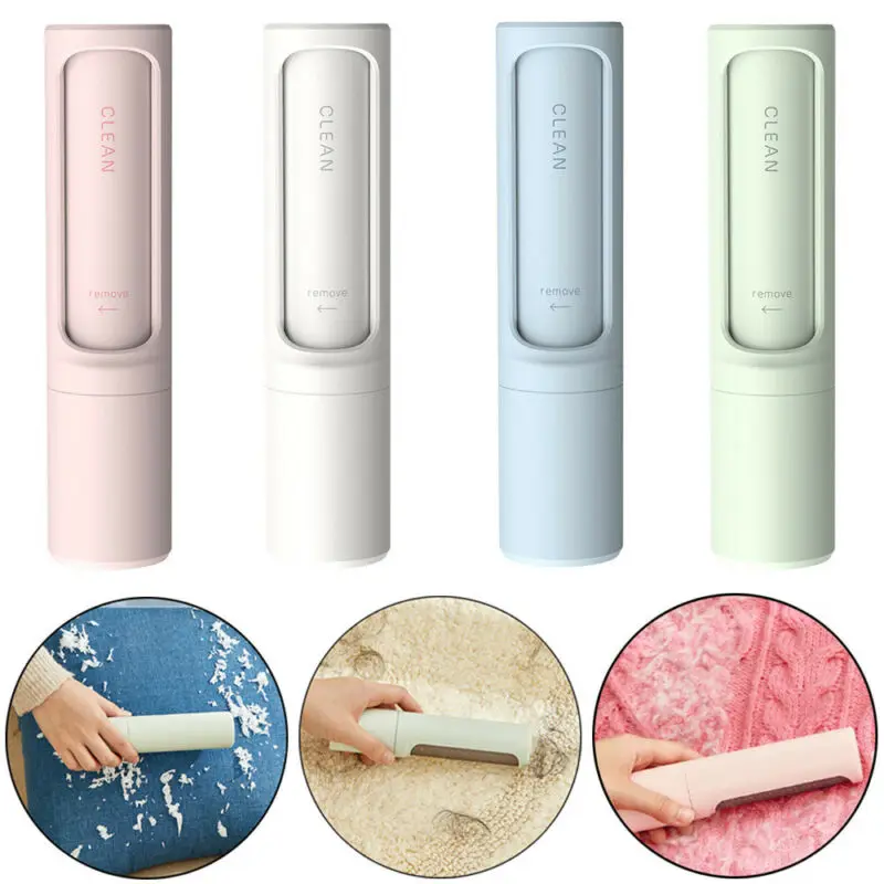 

Reusable Washable Manual Lint Sticking Rollers Sticky Picker Sets Cleaner Lint Roller Pets Hair Remover Brush Hair Cleaning tool