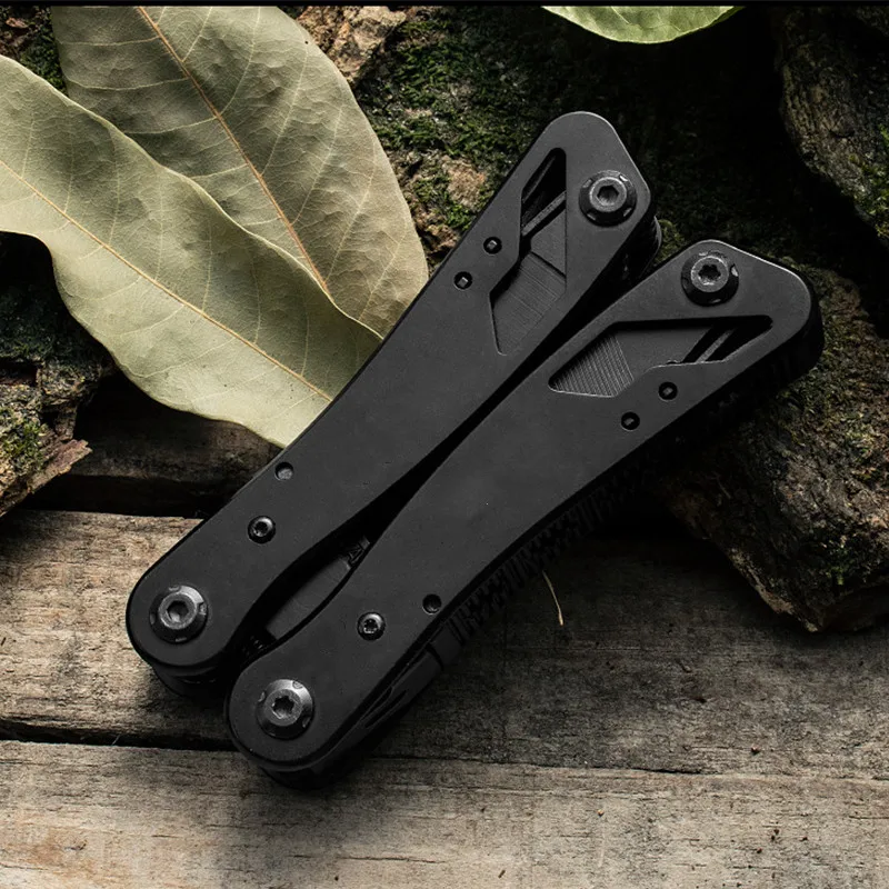 

Outdoor stainless steel folding tool pliers Multifunctional Outdoor Survival Gear Camping emergency combined equipment