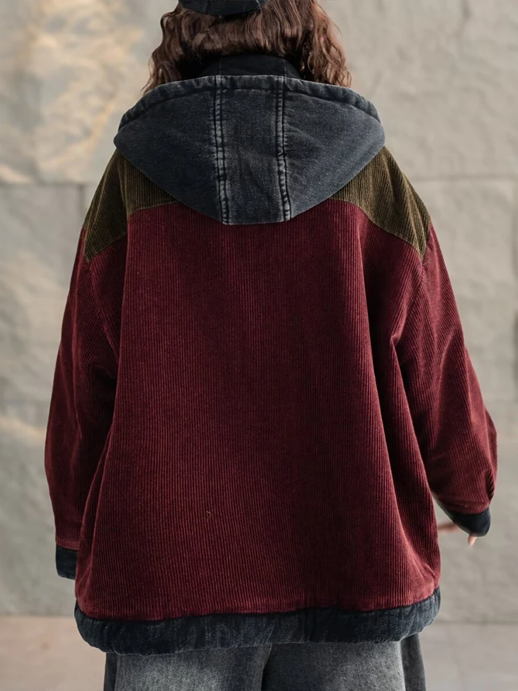 Max LuLu женские зимние вельветовые стеганые куртки джинсовые винтажные парки