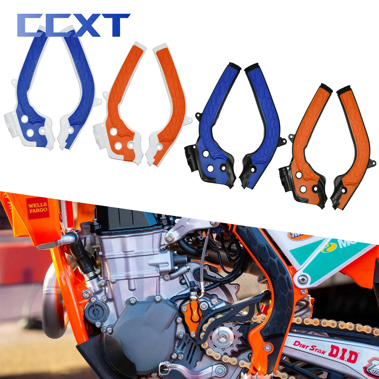 

Защитная накладка на раму для мотокросса X-Grip для Husqvarna FC FE TC TE TX для KTM SX SXF EXC EXC-F XCW 125 150 250 300 350