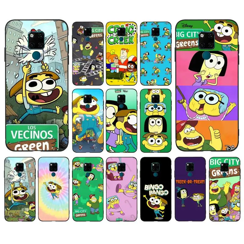 

Disney Cartoons Big City Greens Phone Case for Huawei Mate 20 10 9 40 30 lite pro X Nova 2 3i 7se