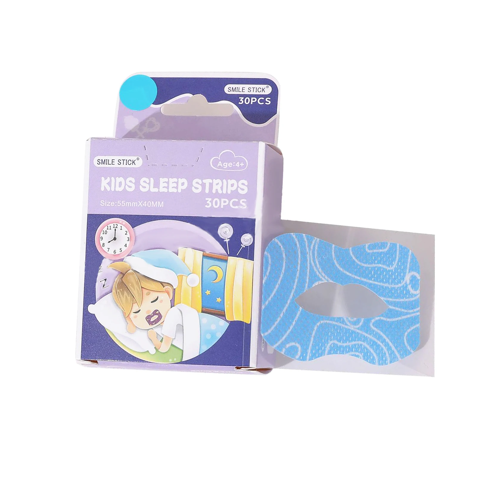 

30-PCS Kids Sleep Strips Kids Sleep Strips Correction Anti-open Mouth Strip Nighttime Sleeping Stickers Mouth Breathing Health