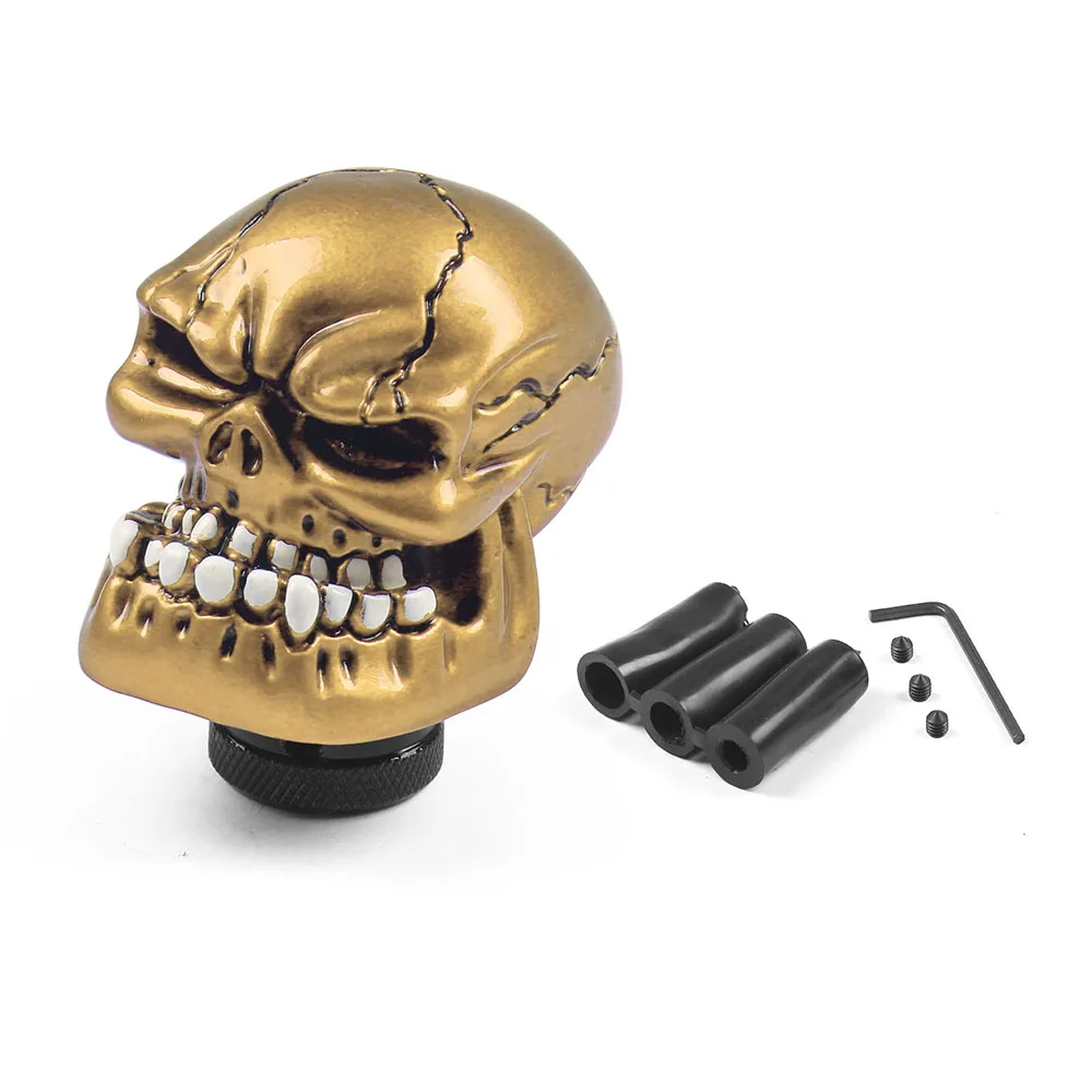 

Модификация автомобиля, череп, универсальная ручка переключения передач, спортивный рычаг, ручка переключения передач для рычага механической коробки передач, автозапчасти